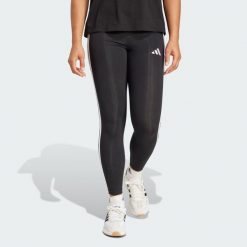 Legginsy Essentials 3-Stripes Cotton. Białe legginsy damskie Adidas, s, bez wzorów. Za 129.00 zł.
