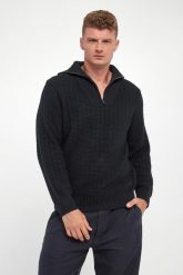 Sweter męski z golfem Jacobo JOOP!. Swetry męskie Joop!, m, bez wzorów, bez kołnierzyka. W wyprzedaży za 510.30 zł.