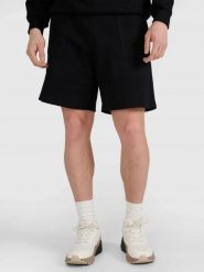 SPODENKI UNISEX 4F DRESOWE BAWEŁNIANE SPORTSTYLE TSHOU544 KRÓTKIE KOLOR CZARNY. Czarne spodenki sportowe damskie 4f, l, z bawełny, do biegania. Za 99.99 zł.