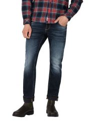 Timezone Dżinsy "Scott" - Slim fit - w kolorze granatowym rozmiar: W38/L32. Niebieskie jeansy męskie Timezone. Za 162.87 zł.