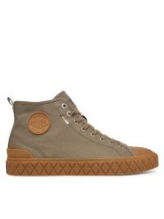 Palladium Trampki Palla Ace Chukka 79142-308-M Zielony. Zielone trampki i tenisówki męskie Palladium, bez wzorów, z materiału, bez zapięcia. Za 399.99 zł.