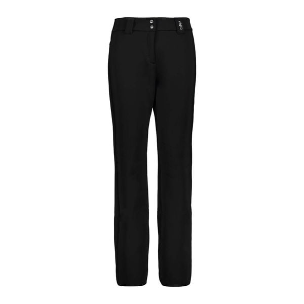 Spodnie narciarskie z wewnętrzną gaiter dla kobiet CMP. Czarne spodnie dresowe damskie CMP, na zimę, bez wzorów. W wyprzedaży za 747.05 zł.