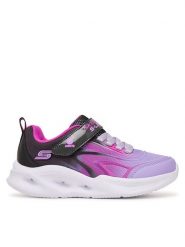 Skechers Sneakersy Sola Glow 303713L/BKMT Fioletowy. Fioletowe buty sportowe dziewczęce Skechers, bez wzorów, z materiału, bez zapięcia. Za 199.99 zł.