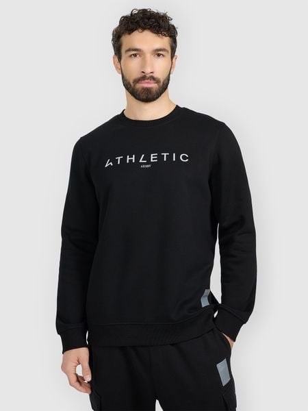 4F Bluza dresowa nierozpinana bez kaptura męska - czarna XL. Czarne bluzy bez kaptura męskie 4f, m, z dresówki. W wyprzedaży za 139.99 zł.