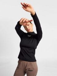 Damski sweter z golfem Hummel LGC Gisa. Czarne golfy damskie HUMMEL, xl, bez wzorów, z bawełny, bez ramiączek. Za 194.00 zł.
