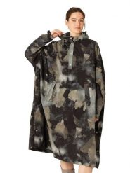 Ilse Jacobsen Płaszcz przeciwdeszczowy w kolorze szaro-czarno-oliwkowym rozmiar: onesize. Brązowe kurtki przeciwdeszczowe damskie Ilse Jacobsen, m, bez wzorów, sportowe. Za 217.99 zł.