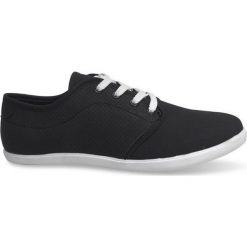 Czarne Trampki Męskie 5307 Czarny. Czarne trampki i tenisówki męskie ButyModne, bez wzorów, bez zapięcia. Za 66.00 zł.
