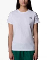 The North Face Koszulka S/S Simple Dome Nf0A87Nhfn4. Białe topy sportowe damskie The North Face, na lato, s, bez wzorów, z bawełny, bez ramiączek. Za 104.99 zł.