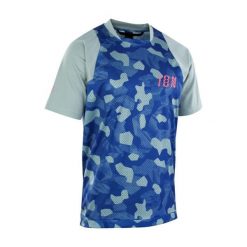 Koszulka rowerowa męska ION Scrub tidal green. Zielone t-shirty sportowe męskie ION, m, bez ramiączek, rowerowe. Za 189.99 zł.