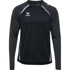 Koszulka Hummel Lead 2.0 Crew. Czarne t-shirty damskie HUMMEL, bez wzorów, bez kołnierzyka. Za 191.00 zł.