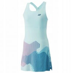 Sukienka tenisowa Yonex US + spodenki. Niebieskie spodenki sportowe damskie YONEX, s, z materiału, na fitness i siłownię. Za 335.99 zł.