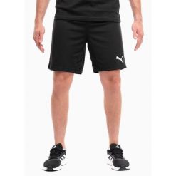 Spodenki Puma teamRISE czarne. Białe szorty męskie Puma, bez wzorów, sportowe. Za 55.09 zł.