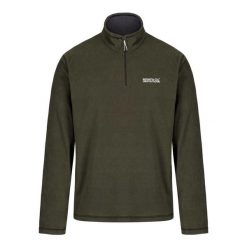 Bluza Polarowa z suwakiem Męska Thompson. Zielone bluzy bez kaptura męskie Regatta, m, z polaru. Za 88.99 zł.