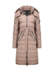 Canadian Peak Płaszcz zimowy "Cabimeak" w kolorze szarobrązowym rozmiar: M. Brązowe płaszcze damskie Canadian Peak, na zimę, m, bez wzorów, z puchu. Za 260.99 zł.