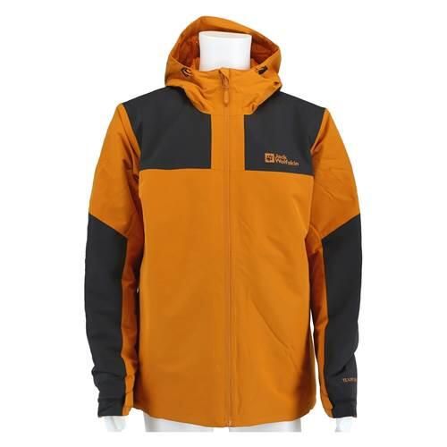 Kurtka w góry męska Jack Wolfskin A61872M0043. Brązowe kurtki męskie Jack Wolfskin, m, bez wzorów, z syntetyku, klasyczne, z kapturem. Za 1,069.00 zł.