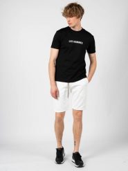 Les Hommes T-shirt | LF224302-0700-9001 | Grafic Print | Mężczyzna | Czarny. Czarne t-shirty męskie Les Hommes, m, bez wzorów, z bawełny, bez kołnierzyka. W wyprzedaży za 269.00 zł.
