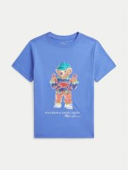 Polo Ralph Lauren T-Shirt 322973136001 Niebieski Regular Fit. Niebieskie t-shirty chłopięce Polo Ralph Lauren, bez wzorów, z bawełny, bez ramiączek. Za 149.99 zł.