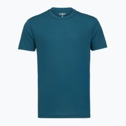 Koszulka trekkingowa męska CMP 39T7117. Zielone t-shirty sportowe męskie CMP, m, bez ramiączek, trekkingowe. Za 52.99 zł.