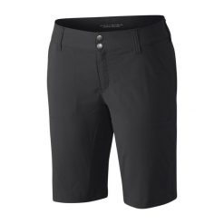 Spodenki trekkingowe damskie Columbia Satuday Trail Long. Czarne szorty damskie Columbia, bez wzorów, sportowe. Za 139.99 zł.