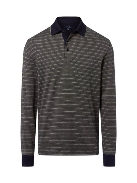 James Męska koszulka polo z długim rękawem Mężczyźni Bawełna niebieski w paski, XL. Niebieskie koszulki męskie z długim rękawem James, m, z bawełny. Za 199.95 zł.