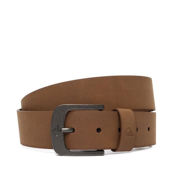 Pasek Quiksilver. Brązowe paski męskie Quiksilver, bez wzorów, street. Za 149.99 zł.