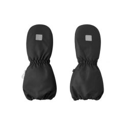 Rękawiczki zimowe dziecięce Reima Nouto. Czarne rękawiczki dziecięce Reima, z tkaniny, bez ramiączek. Za 79.99 zł.