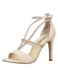 Paul Green Skórzane sandały w kolorze beżowym na obcasie rozmiar: 40,5. Brązowe sandały damskie Paul Green, bez wzorów, bez obcasa, na koturnie. Za 223.46 zł.