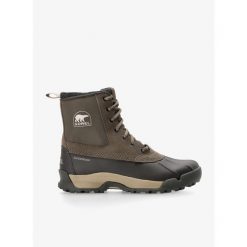 Buty zimowe męskie Sorel Buxton Lite Boot WP. Czarne buty trekkingowe męskie Sorel, na zimę, bez zapięcia, trekkingowe. Za 445.99 zł.