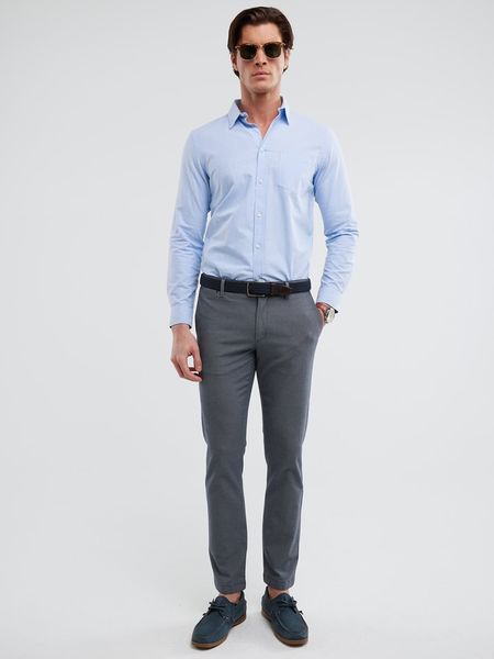 BIG STAR Spodnie chino w kolorze antracytowym rozmiar: W33/L32. Czarne spodnie materiałowe męskie Big Star, bez wzorów, retro. Za 139.99 zł.