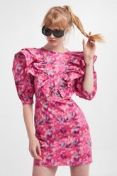 Sukienka mini CUSTOMMADE. Sukienki damskie Custommade, l, bez wzorów, bez kołnierzyka, bez ramiączek, mini. W wyprzedaży za 730.95 zł.