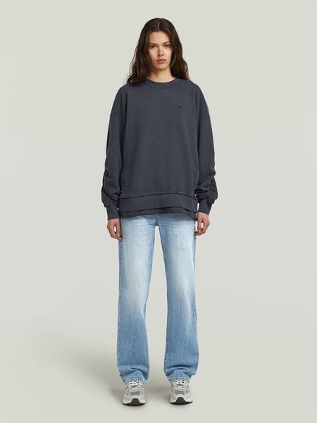 G-Star Bluza w kolorze antracytowym rozmiar: M. Czarne bluzy bez kaptura damskie G-Star, m, z bawełny. Za 169.95 zł.