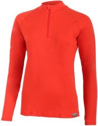 Damska bluza merino LAURA. Czerwone bluzy bez kaptura damskie LASTING, l, z dzianiny. Za 692.60 zł.