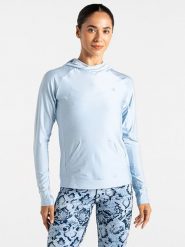 Dare 2b Bluza sportowa "Sprint City" w kolorze błękitnym rozmiar: 44. Niebieskie bluzy sportowe damskie Dare 2b, z materiału. Za 92.21 zł.