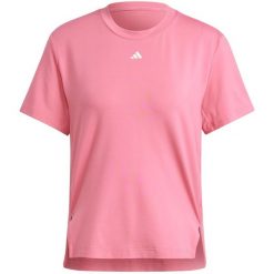 Koszulka damska adidas Versatile Tee - elastyczny materiał, Aeroready. Czerwone t-shirty damskie Adidas, l, bez wzorów, z elastanu, bez kołnierzyka. Za 128.99 zł.