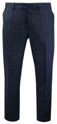 Eleganckie Spodnie Garniturowe (w Kant) - Casino - Granat, Kratka. Spodnie wizytowe męskie Casino, z poliesteru. Za 219.00 zł.