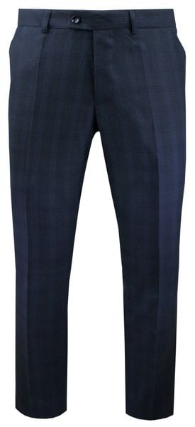 Eleganckie Spodnie Garniturowe (w Kant) - Casino - Granat, Kratka. Spodnie wizytowe męskie Casino, z poliesteru. Za 219.00 zł.