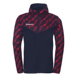 Kurtka z kapturem Uhlsport Progressive 28. Czerwone kurtki damskie UHLSPORT, l, bez wzorów, sportowe, z kapturem. Za 294.50 zł.
