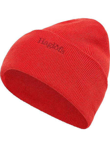Haglöfs Czapka beanie "Outsiders" w kolorze czerwonym rozmiar: onesize. Czerwone czapki zimowe damskie Haglöfs, ze splotem. Za 135.81 zł.