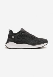 Szare Buty Sportowe Sneakersy z Tłoczoną Cholewką Vivarinda. Szare buty sportowe na co dzień męskie Born2be, z jeansu, bez zapięcia. Za 99.99 zł.