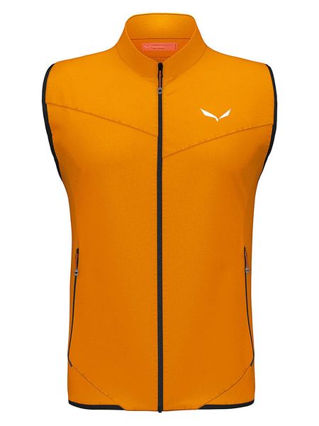 Salewa Kamizelka trekkingowa "Pedroc Durastretch Light" w kolorze pomarańczowym rozmiar: S. Pomarańczowe kamizelki męskie Salewa, s. Za 152.98 zł.