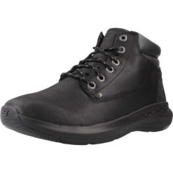Trampki Skechers Model Parson - Ederic Kolor Czarny. Czarne trampki i tenisówki męskie Skechers, bez wzorów, z syntetyku, bez zapięcia. Za 349.99 zł.