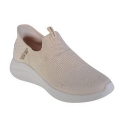Buty sportowe Sneakersy damskie, Skechers Ultra Flex 3.0-Shiny Night Slip-ins. Białe buty sportowe na co dzień damskie Skechers, bez wzorów, trekkingowe. Za 379.99 zł.