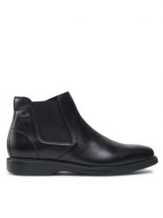 Geox Sztyblety U Brayden 2Fit Abx B U64N1B 00043 C9999 Czarny. Czarne sztyblety męskie Geox, ze skóry, bez zapięcia. Za 579.99 zł.