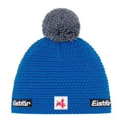 Czapka Eisbar Jamie Pompon MÜ SA. Niebieskie czapki męskie Eisbar, z wełny. Za 205.51 zł.