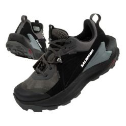 Buty Salomon Elixir Gtx 472957 czarne. Czarne buty trekkingowe męskie z gore-texu, bez zapięcia, do biegania, gore-tex. Za 684.21 zł.