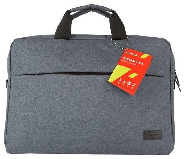 Torba Canyon B-4 Elegant 15.6'' szary. Szare torby na laptopa damskie Canyon, bez wzorów. Za 69.90 zł.