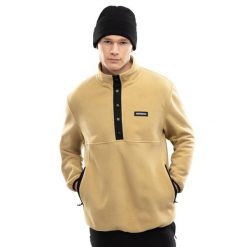 Męska bluza z grubego polaru Sporty zimowe Siroko Yari. Brązowe bluzy bez kaptura męskie SIROKO, m, z polaru. Za 337.00 zł.