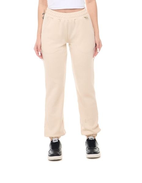 Spodnie dresowe z ściągacze na co dzień na siłownię. Brązowe spodnie sportowe damskie LEONE 1947 APPAREL, s, z dresówki, na fitness i siłownię. Za 126.26 zł.