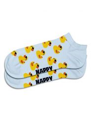 Happy Socks Skarpety "Rubber duck low" w kolorze błękitnym rozmiar: 36-40. Czarne skarpetki męskie Happy Socks, bez wzorów. Za 32.67 zł.