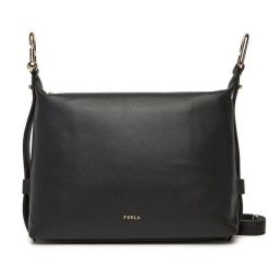 Torebka Furla. Czarne listonoszki damskie Furla, bez wzorów, bez dodatków. Za 1,769.00 zł.